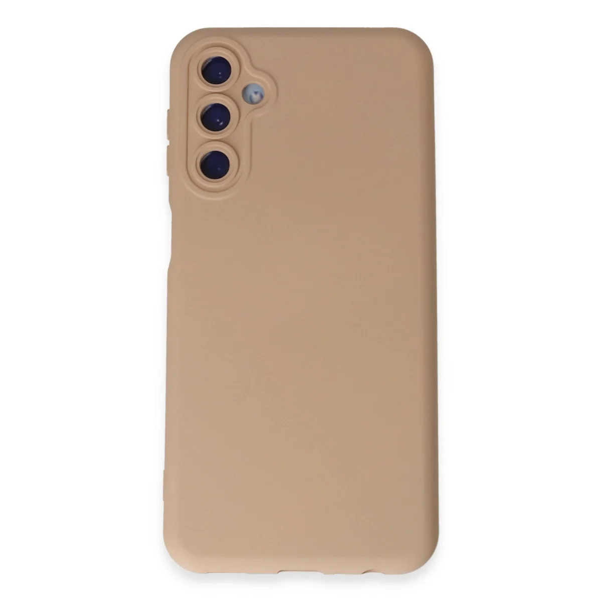 Samsung Galaxy M14 5g Kılıf Nano İçi Kadife Silikon - Pudra