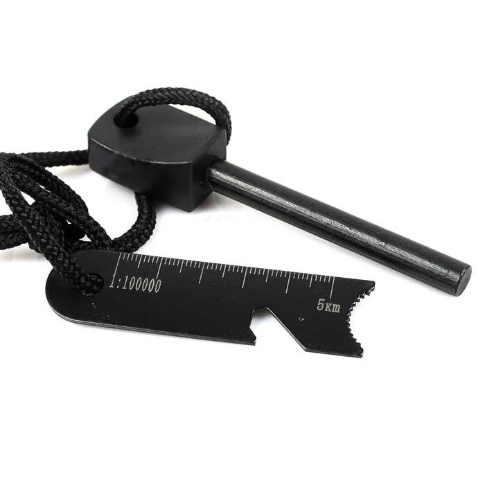 Survive Magnezyum Çubuğu Ateş Başlatıcı Çakmak Taşı görsel 2