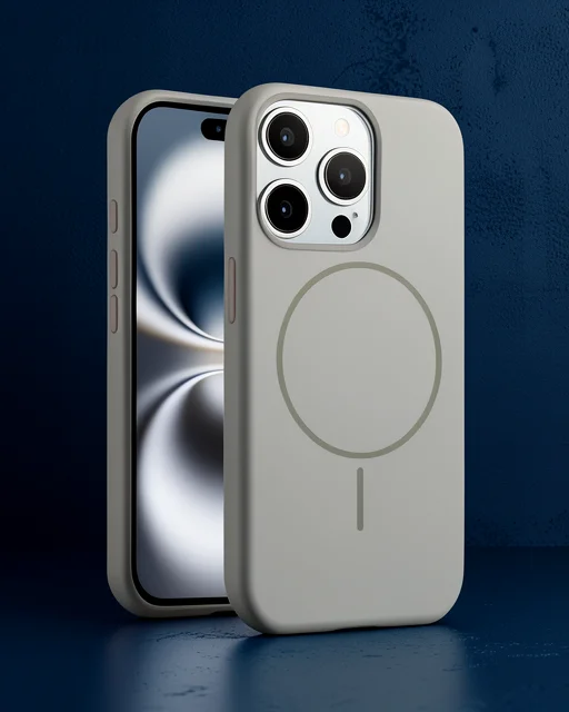 Joko Apple İphone 14 Pro Max Kılıf Jully Magsafe Kapak - Çöl Titanyum