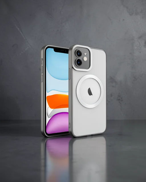 Apple İphone 12 Kılıf Kross Magneticsafe Kapak - Titan Gri