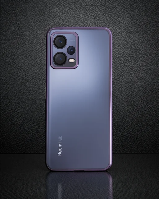 Xiaomi Redmi Note 12 5g Kılıf Razer Lensli Silikon - Mor