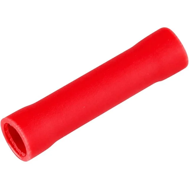 PM-39055 0,5-1,5mm2 Kesit 25x6x4mm Soket Kırmızı İzoleli Kablo Pabucu (100’lü Paket) görsel 4