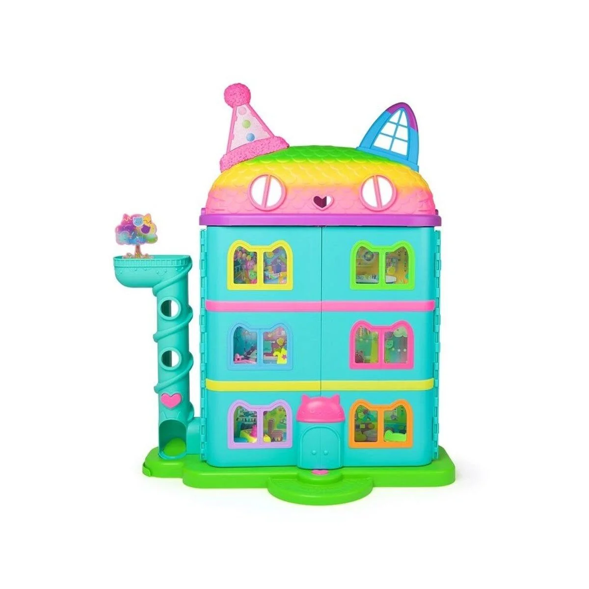 70742 Gabbys Dollhouse Festival Evi Eğlenceli Müzikli Oyun Seti 63 cm -Spinmaster görsel 4