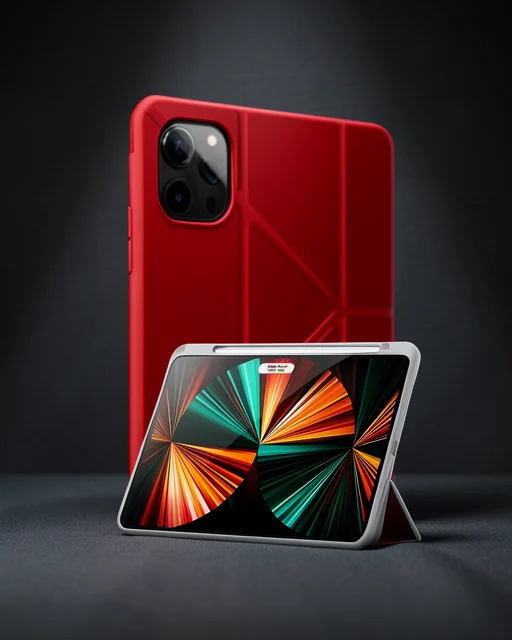 Xiaomi Redmi Pad Pro 12.1 Kılıf Kalemlikli Mars Tablet Kılıfı - Gri