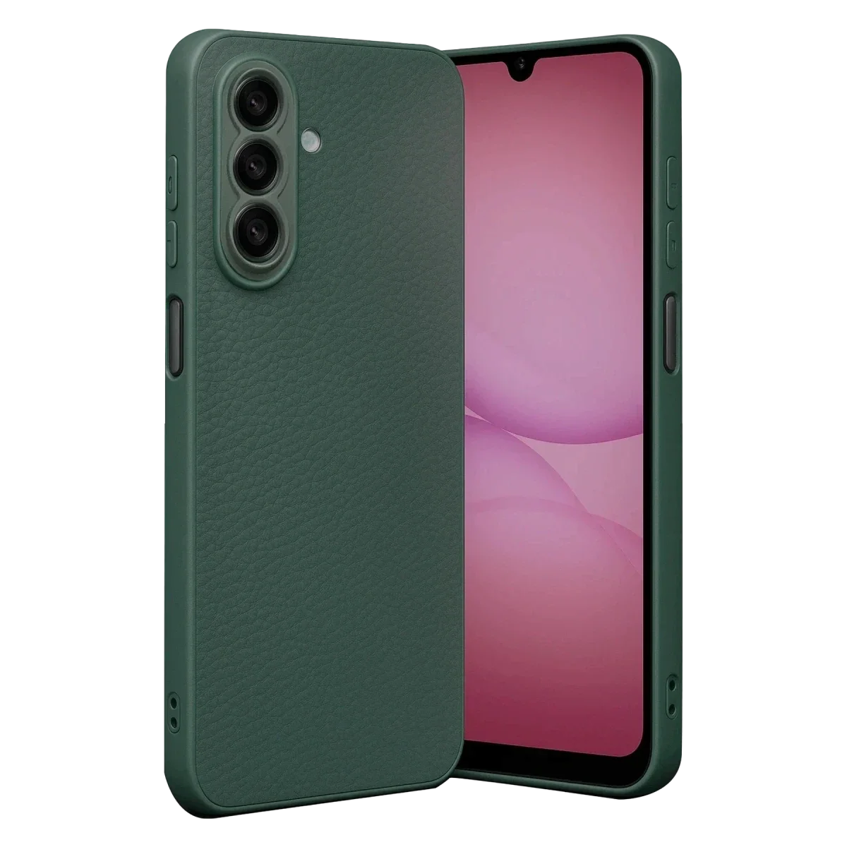 Samsung Galaxy A37 5G Thermax Silikon Kılıf - Koyu Yeşil
