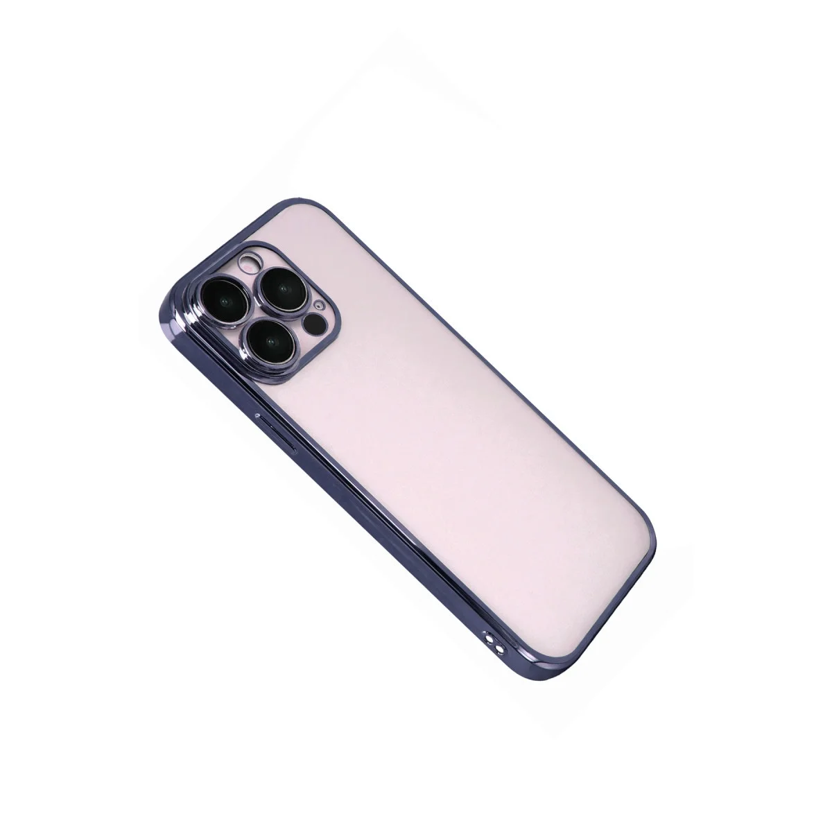 Apple İphone 15 Pro Max Razer Lensli Silikon - Lacivert görsel 4