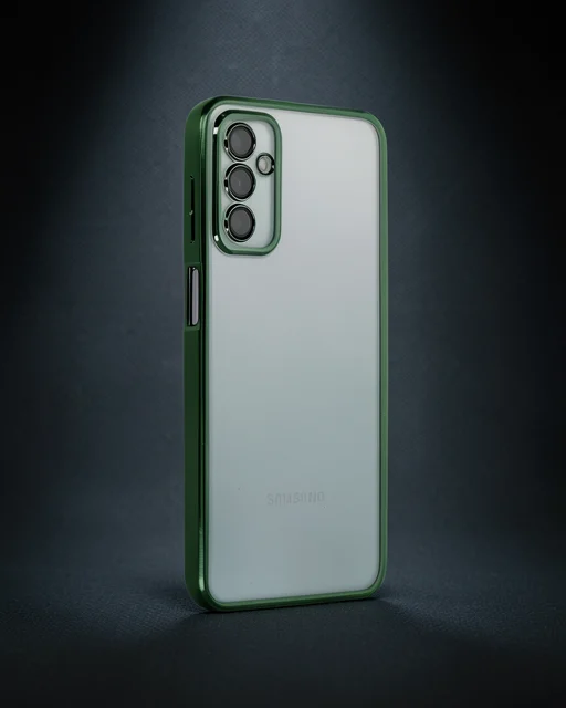 Samsung Galaxy M23 Kılıf Razer Lensli Silikon - Yeşil