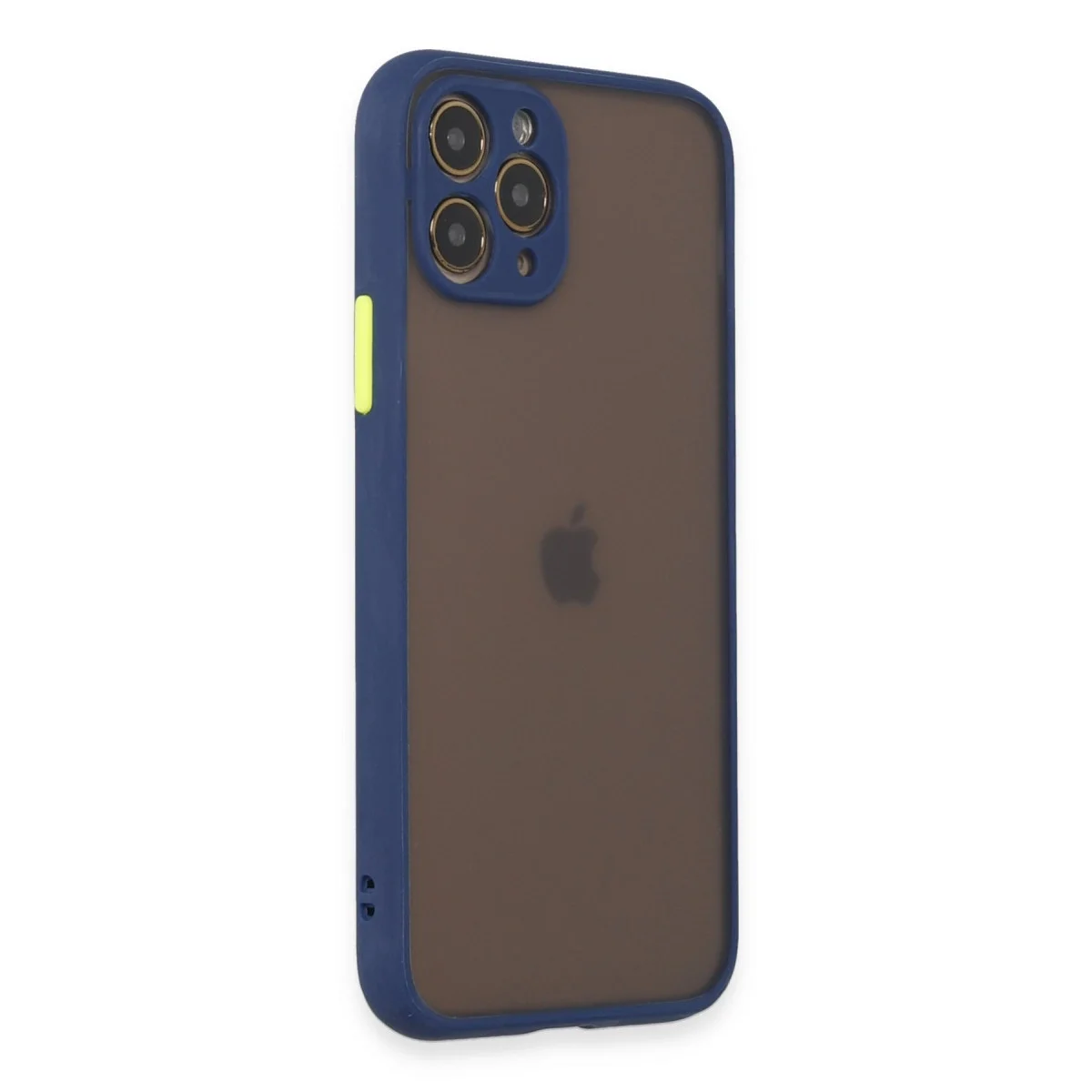 Apple İphone 11 Pro Kılıf Montreal Silikon Kapak - Lacivert görsel 2