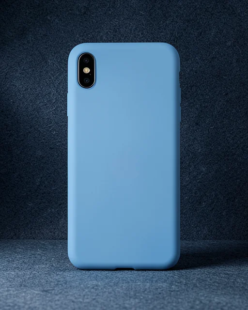 Apple İphone Xs Max Kılıf Nano İçi Kadife Silikon - Mavi