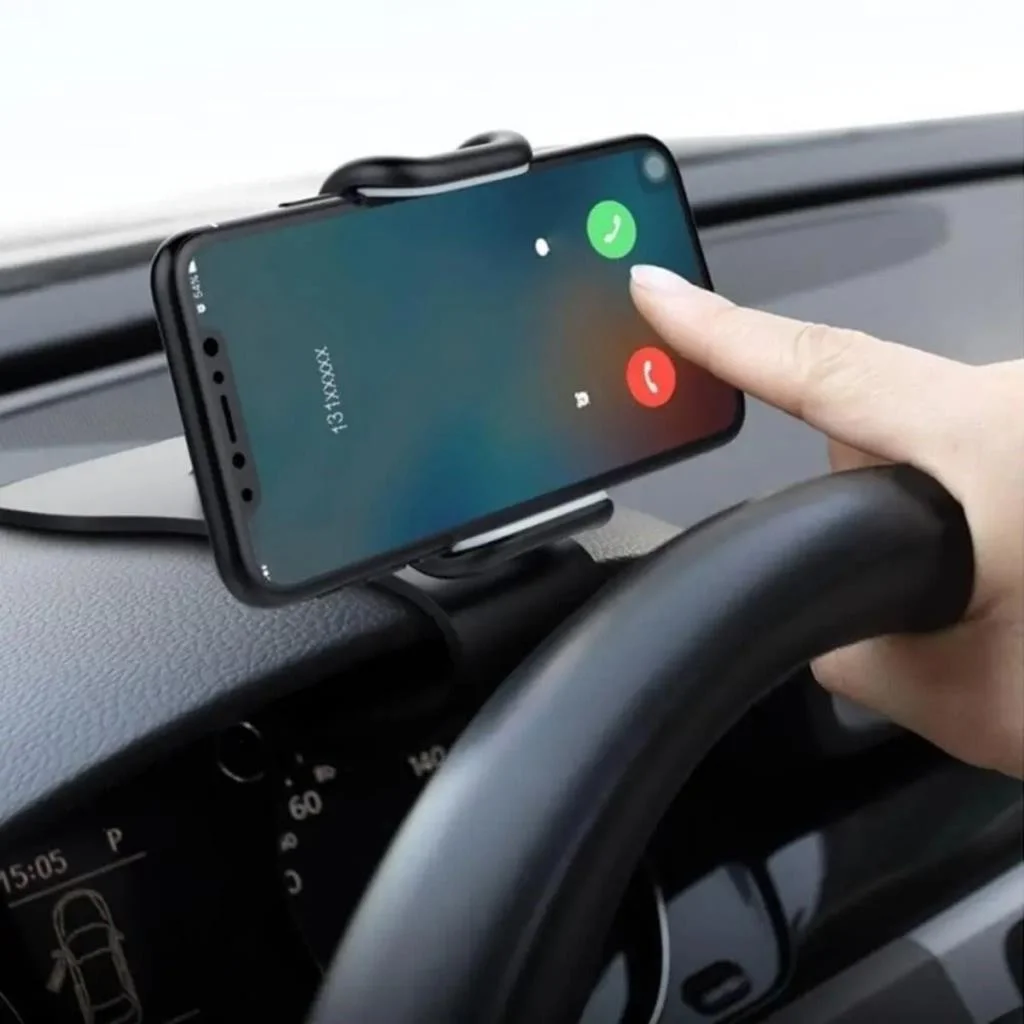 Araç İçi Konsola Takılan Döner Başlıklı Telefon Kıskacı Telefon Tutucu (adet fiyatıdır) görsel 2
