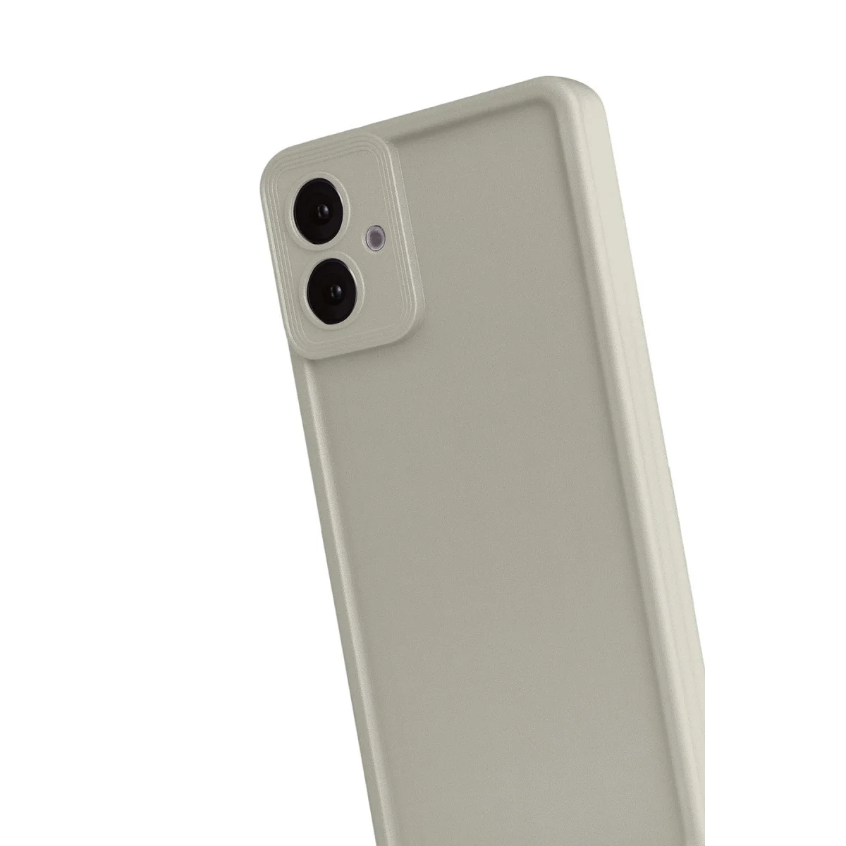 Samsung Galaxy A07 4g Viera Silikon - Krem görsel 3