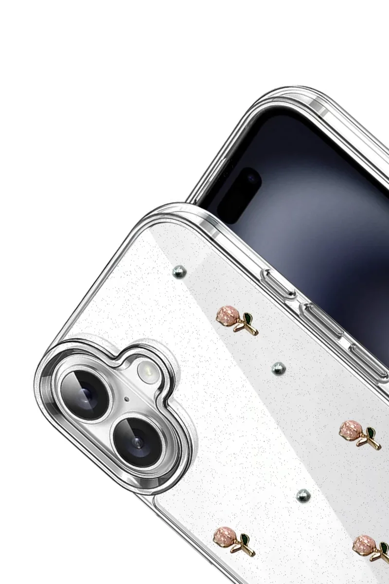 Apple iPhone 16 Plus Fiyonk Desenli Kapak - Desen 6 görsel 3
