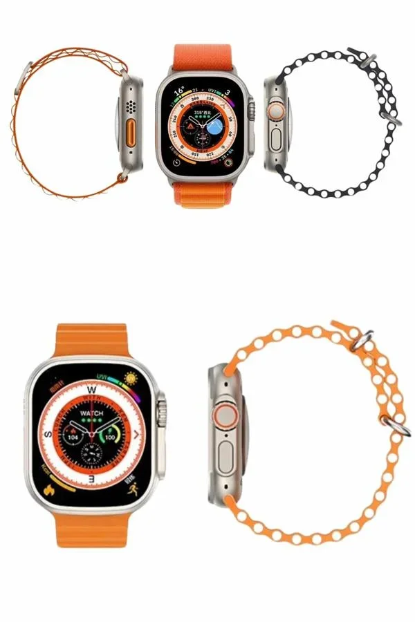Akıllı Saat Android ve İOS Uyumlu 49 MM NFC Özelliği GPS Takibi Yeni Nesil görsel 4