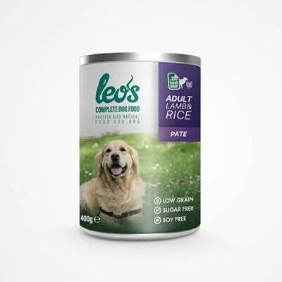Kuzu Etli ve Pirinçli Pate Yetişkin Köpek Konservesi 6 Adet 400 Gr