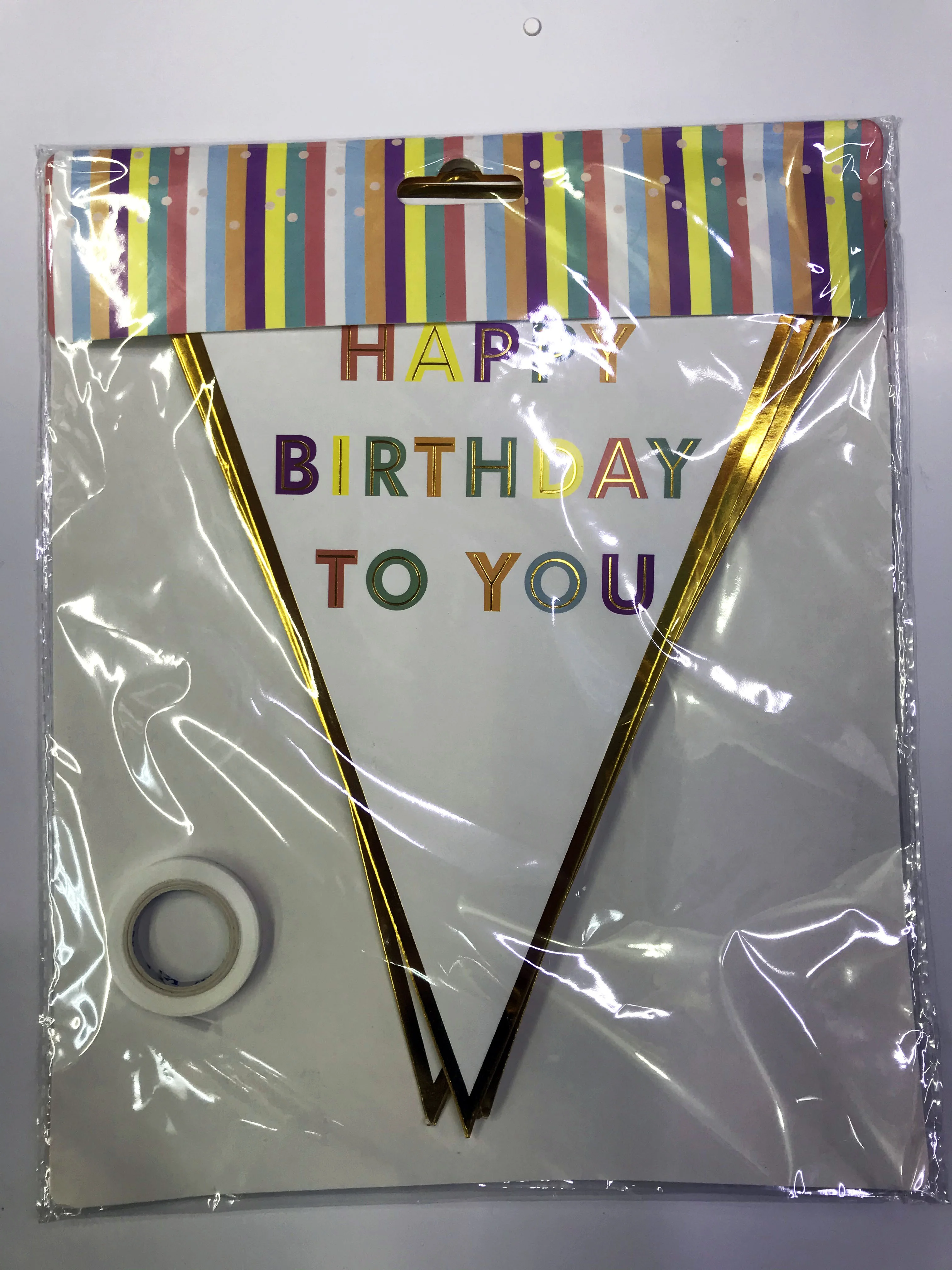 Happy Birthday To You Flama Bayrak Süs görsel 3