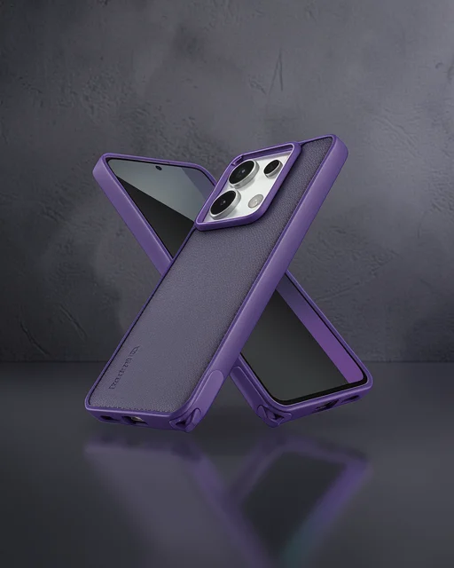 Xiaomi Redmi Note 13 Pro 5g Kılıf Elegant Kapak - Derin Mor