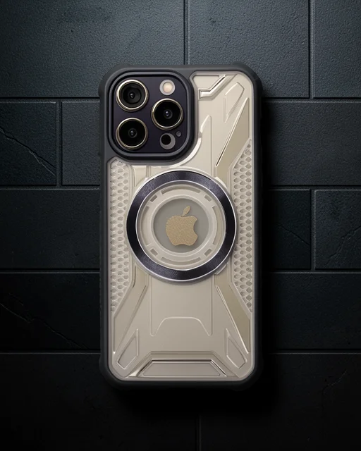 Apple İphone 13 Pro Max Kılıf Prag Magneticsafe Kapak - Siyah
