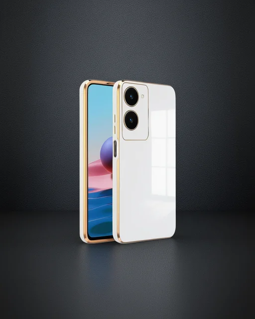 Vivo Y18 Kılıf Volet Silikon - Beyaz
