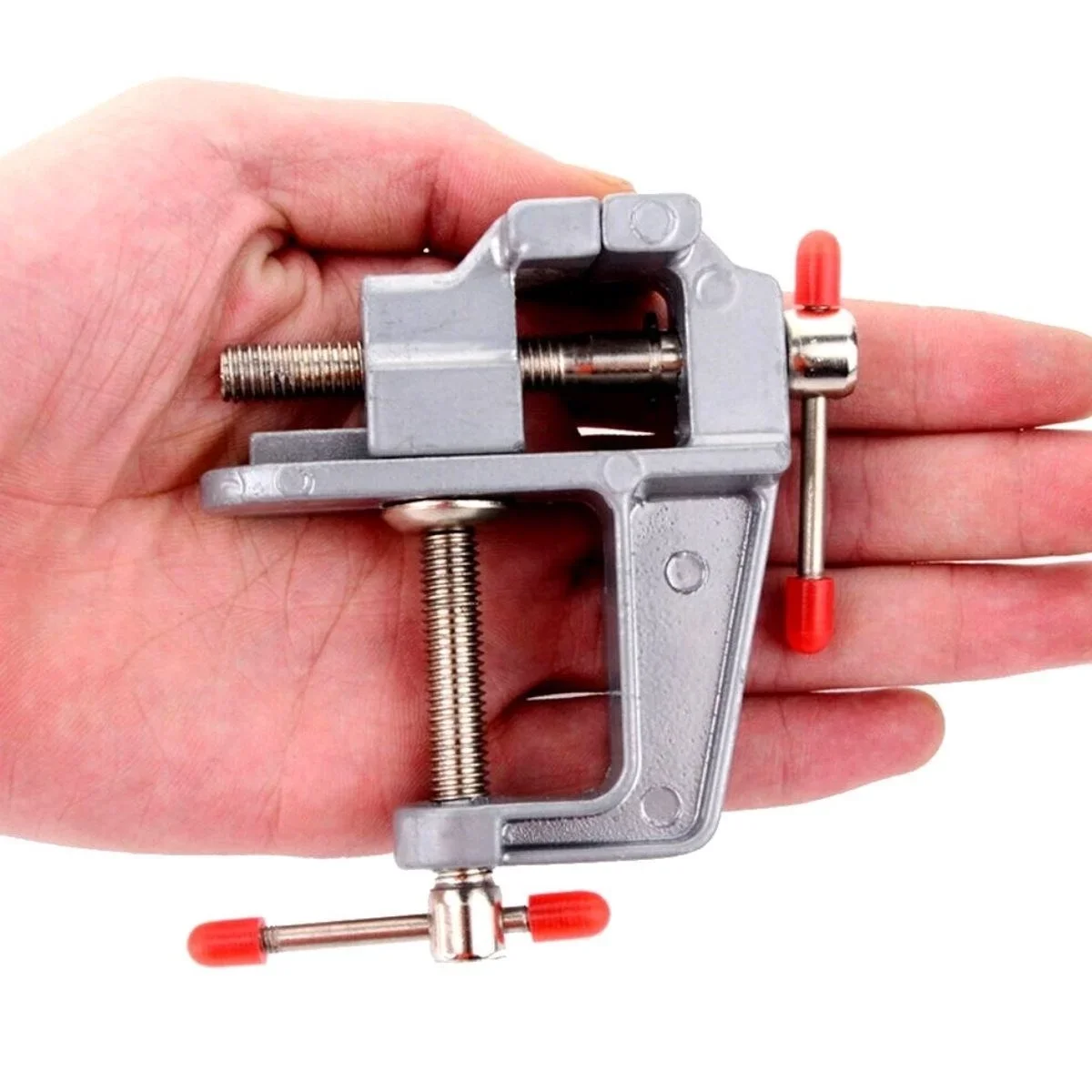 Mini Masa Tezgah Hobi Mengenesi Sabitleme Sıkıştırma Aparat 30mm görsel 8