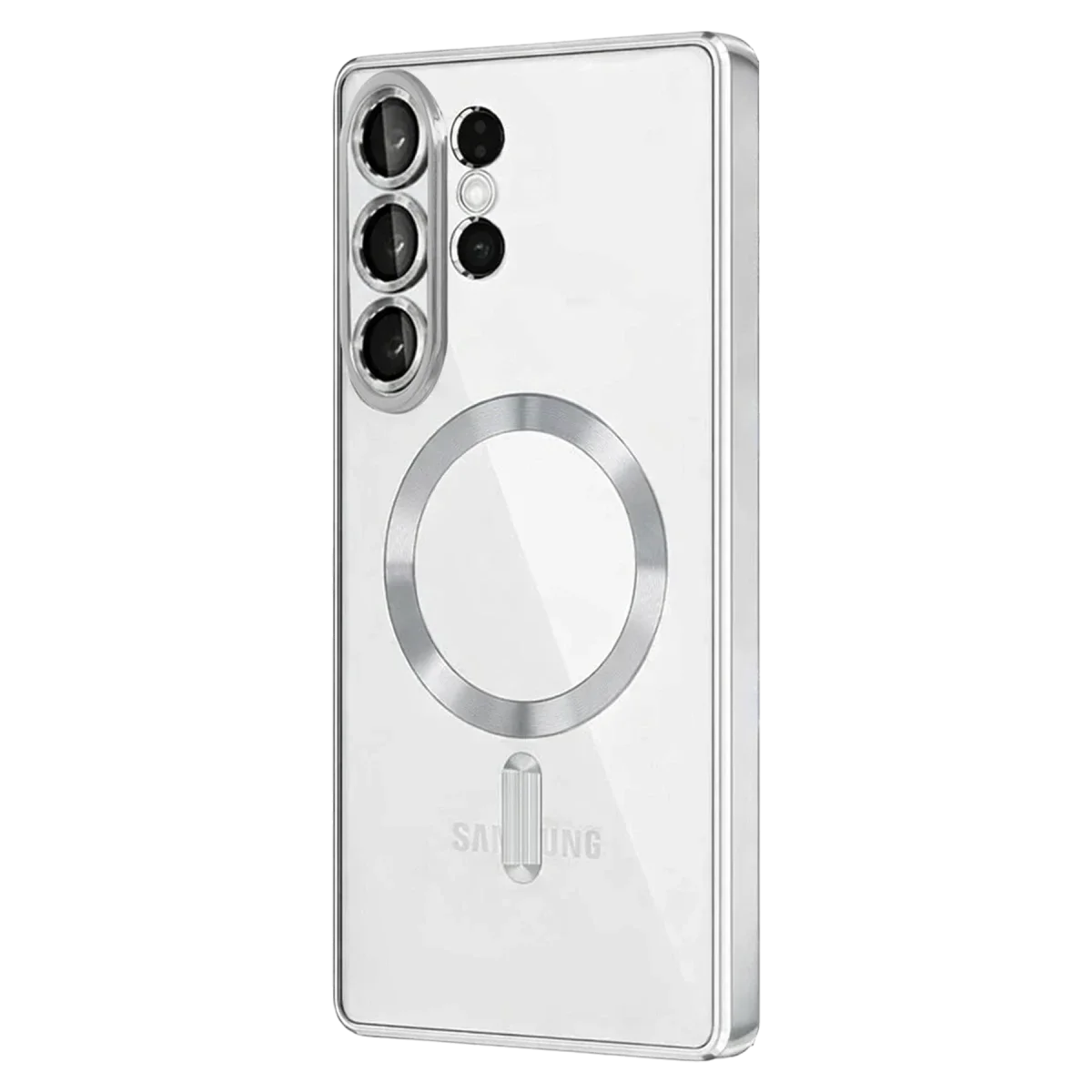 Samsung Galaxy S26 Ultra Kross Magneticsafe Kapak - Gümüş görsel 2