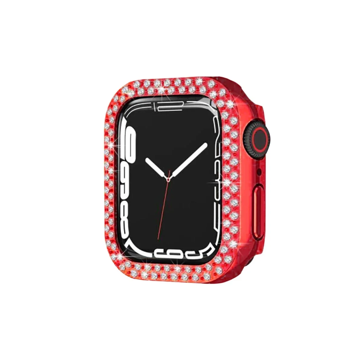 Apple Watch 44mm Taşlı Kasa - Kırmızı