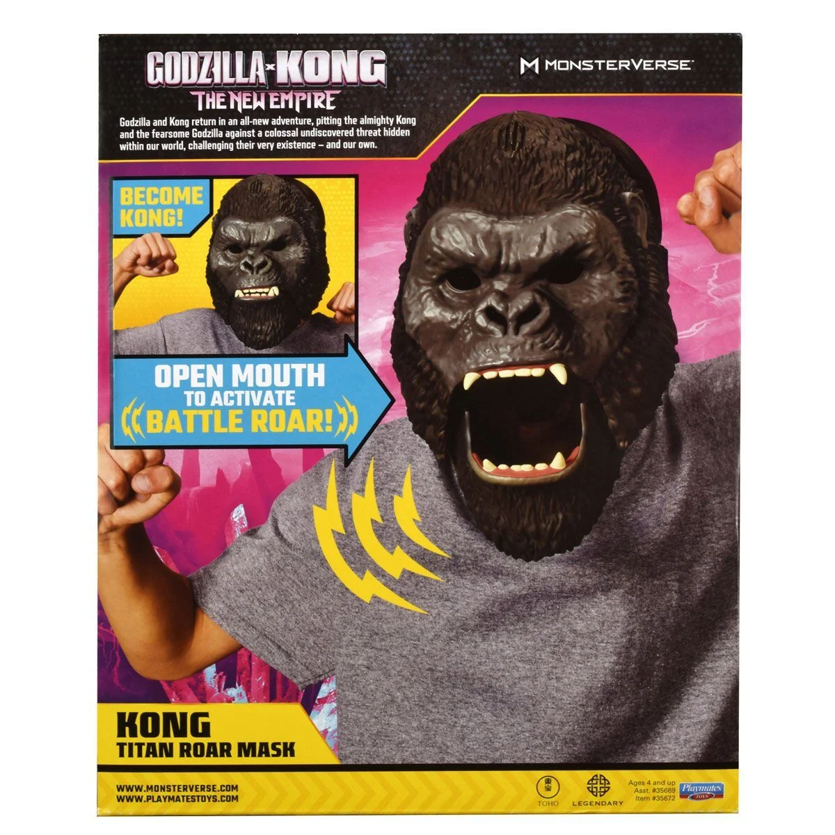 MN306000 Godzilla vs. Kong Sesli Maske - 35699 görsel 7