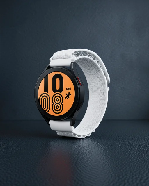 Watch 22mm Kr410 Kumaş Kordon - Beyaz