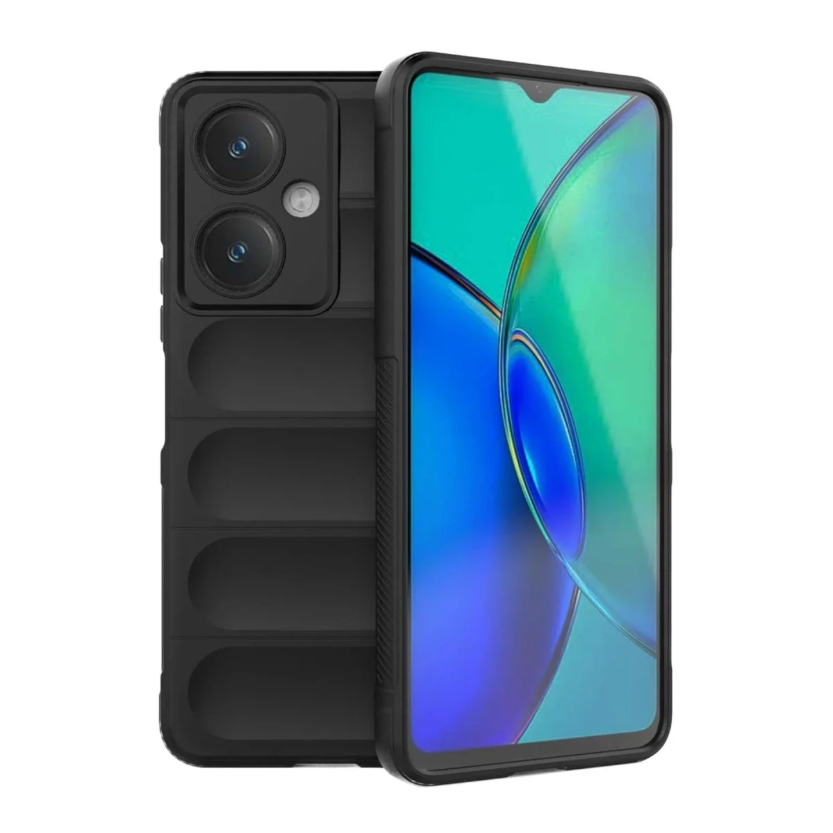 Vivo Y27 Kılıf Optimum Silikon - Siyah görsel 2