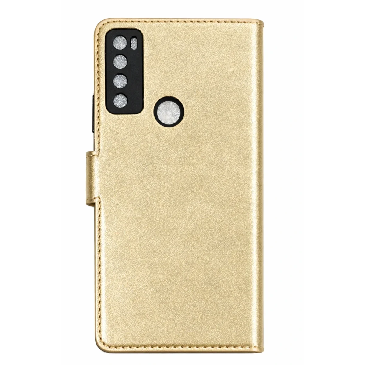 TCL 20 SE Trend S Plus Kapaklı Kılıf - Gold