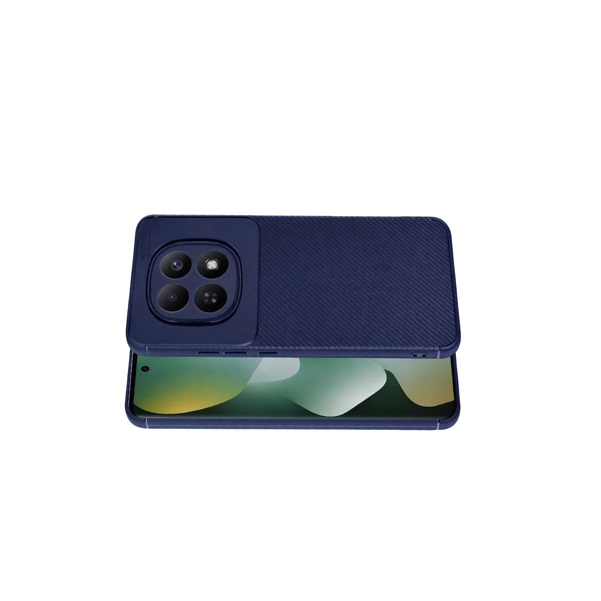 Xiao Red Note 15 Pro 4g Auto Focus Karbon Kapak - Lacivert görsel 3