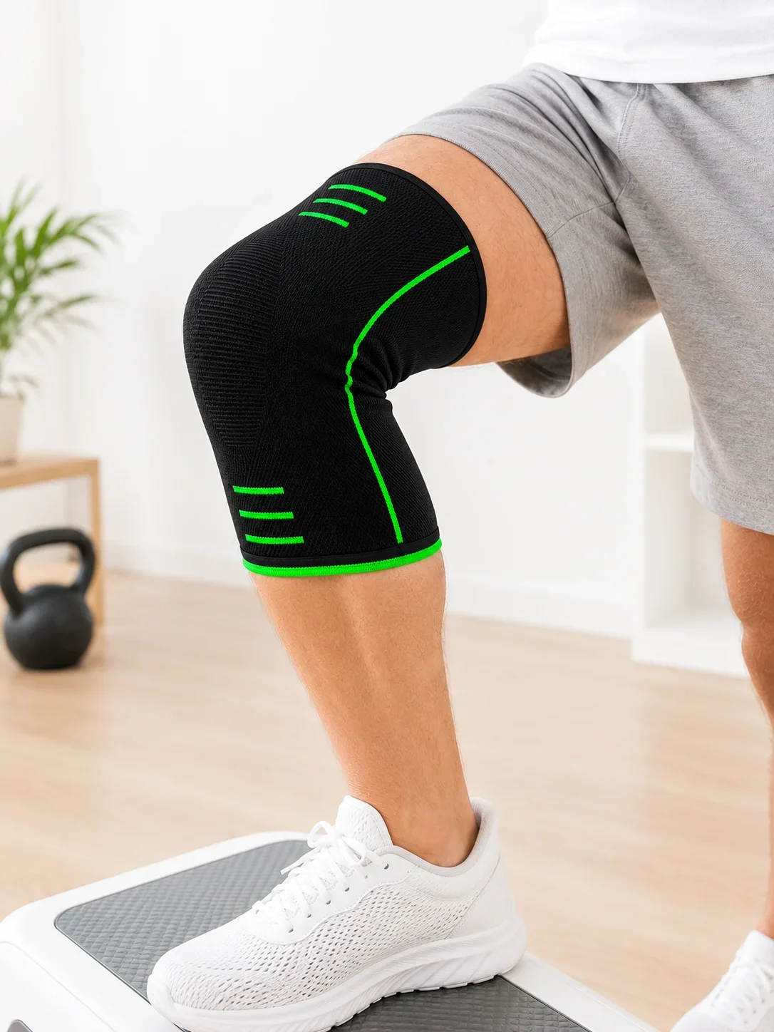 Nefes Alabilen Örme Dizlik Esnek Yapılı Spor ve Egzersiz Dizliği görsel 4