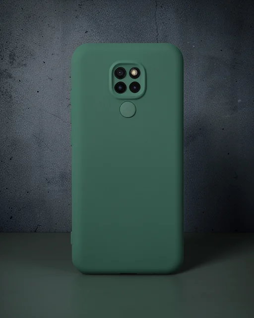 General Mobile Gm 20 Kılıf Nano İçi Kadife Silikon - Koyu Yeşil