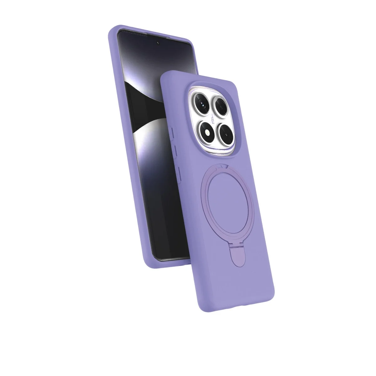 Xiao Red Note 14 Pro 4g Regal Magsafe Standlı Kapak - Lila