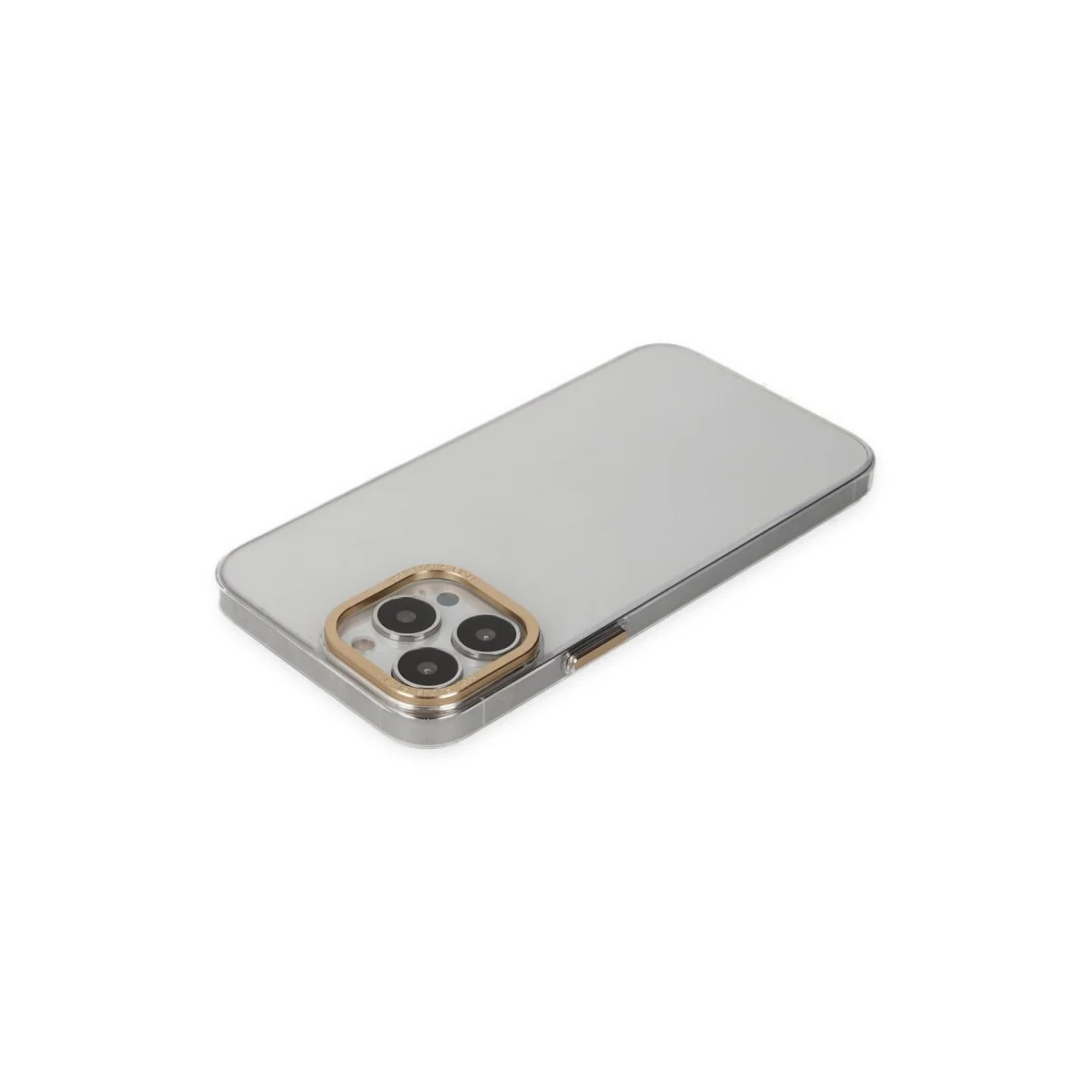 Apple İphone 13 Pro Kılıf Anka Pc Sert Metal Kapak - Şeffaf görsel 4