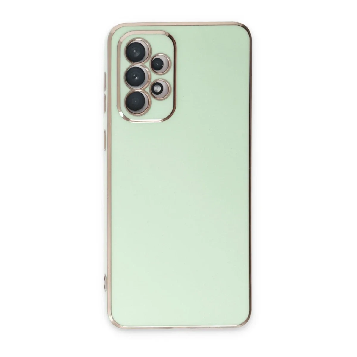 Samsung Galaxy A53 5G Kılıf Volet Silikon - Açık Yeşil görsel 2