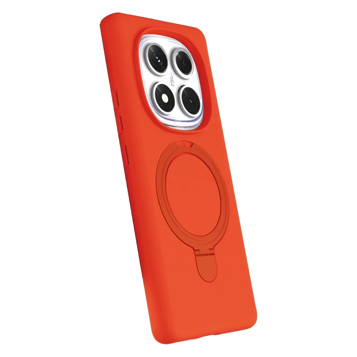 Xiaomi Redmi Note 14 Pro 5G Regal Magsafe Standlı Kapak - Turuncu görsel 3
