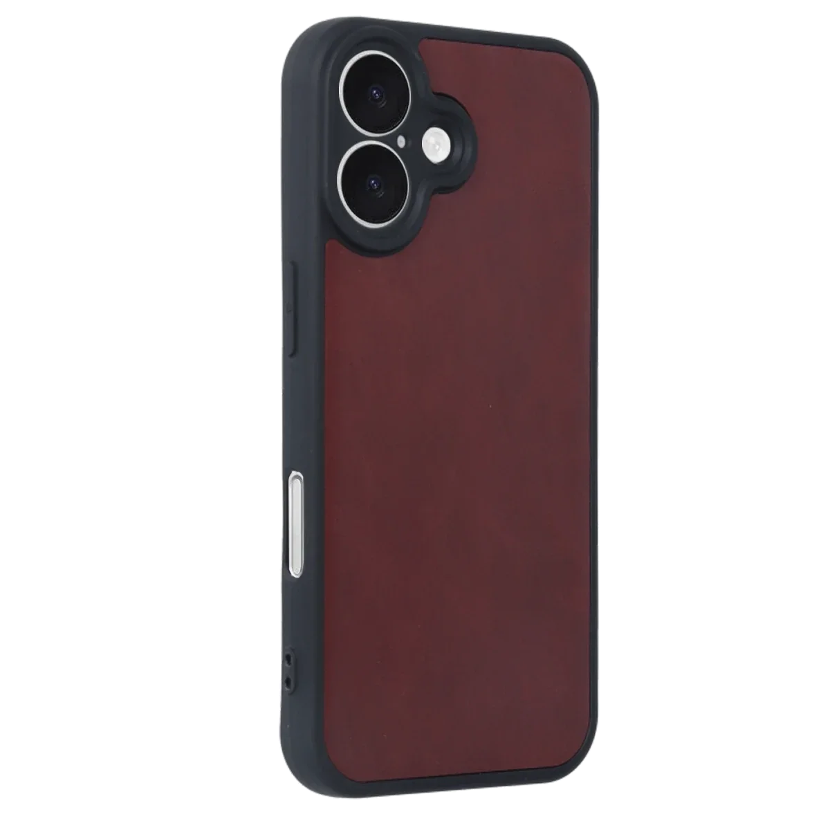 Apple iPhone 16 Kılıf Aras Deri Kapak - Bordo görsel 2