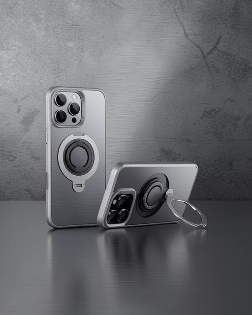 Joko Apple İphone 16 Pro Avatar 360 Dönen Magsafe Kapak - Titan Gri