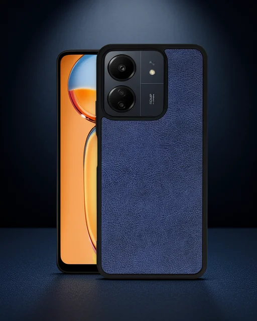 Xiaomi Redmi 13c Kılıf Aras Deri Kapak - Lacivert