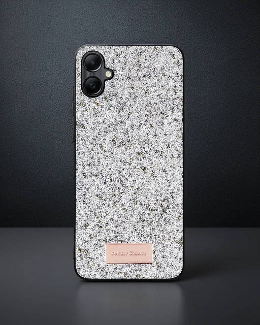 Onegif Samsung Galaxy A05 Bright Simli Kapak - Gümüş
