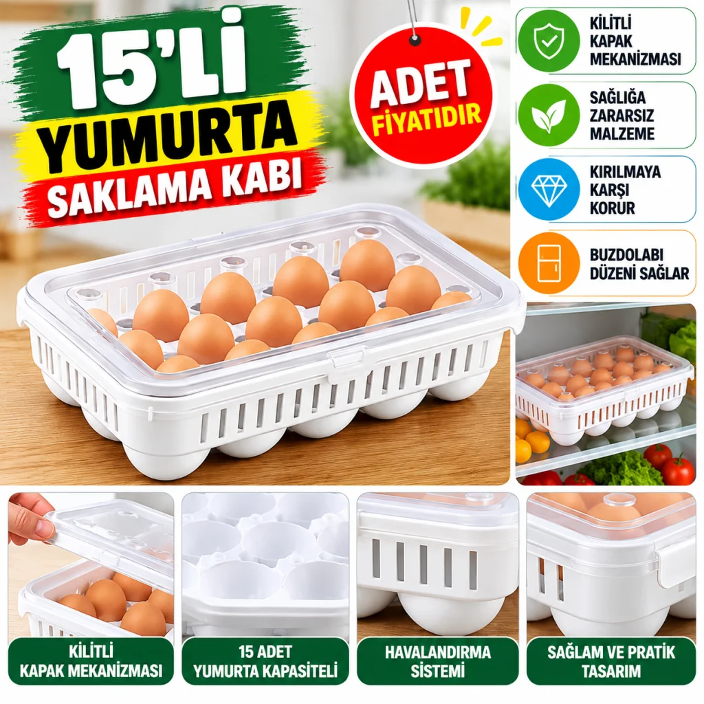 15liYumurta Saklama Kabı