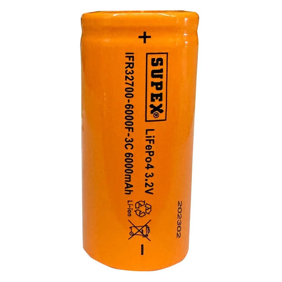 IFR32700-6000F-3C 3.2V Li-Ion 6000mAh 3C Deşarj Akımı Düz Kafa Pil