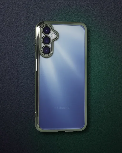 Samsung Galaxy A35 5g Kılıf Razer Lensli Silikon - Yeşil