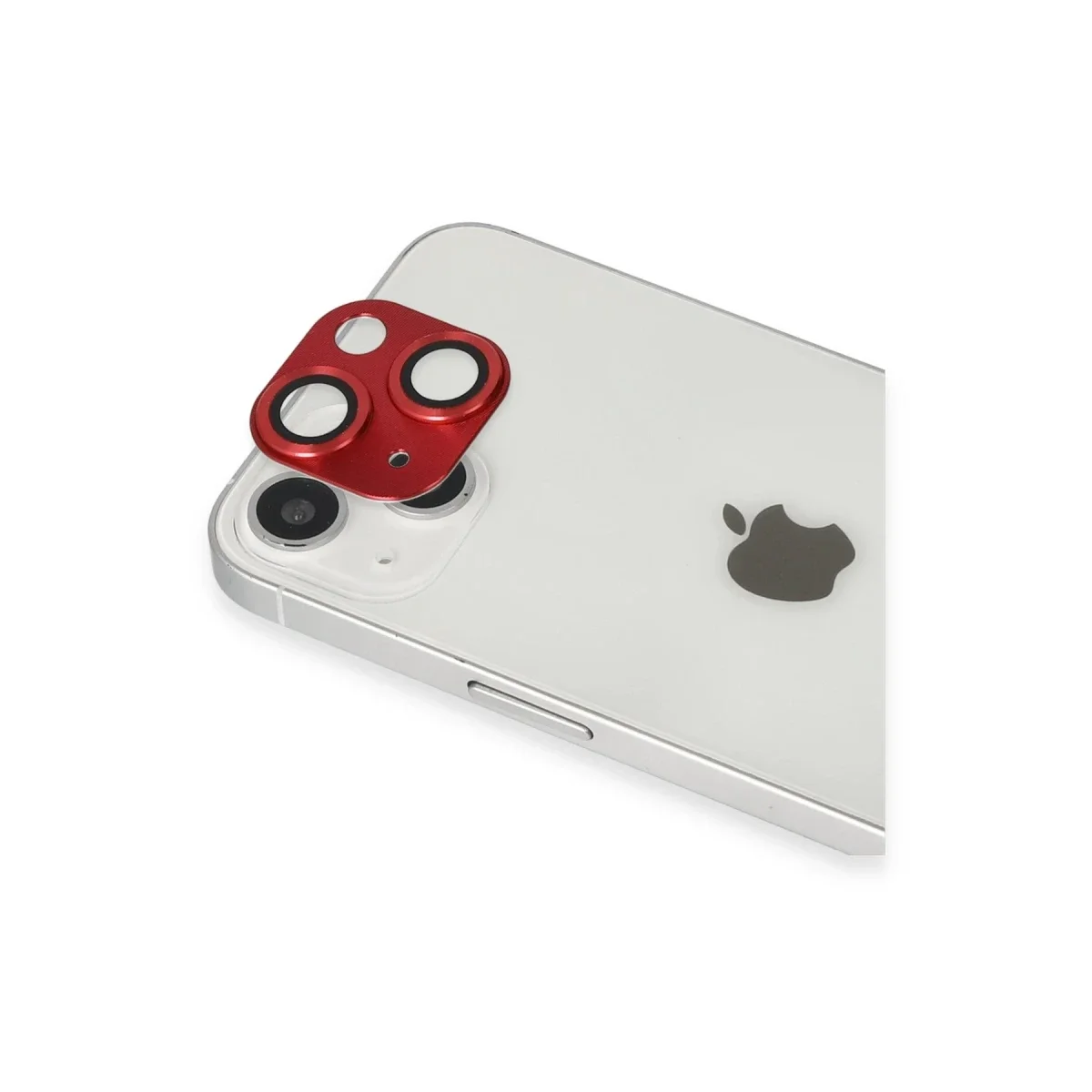 Apple iPhone 13 Pers Alüminyum Kamera Lens - Kırmızı görsel 2