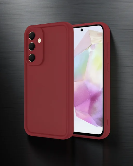 Samsung Galaxy A16 5g Kılıf Viera Silikon - Bordo