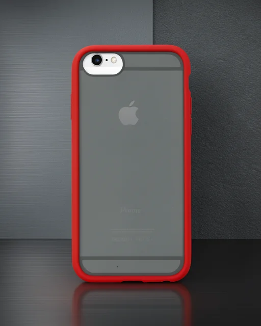 Apple İphone 6 Kılıf Montreal Silikon Kapak - Kırmızı