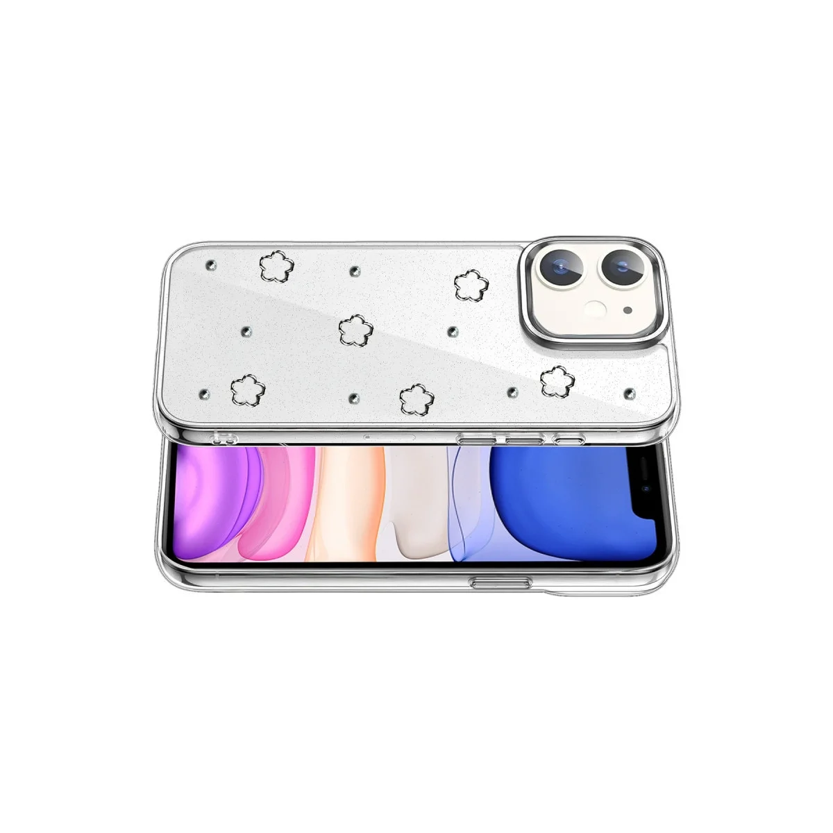 Apple İphone 11 Fiyonk Desenli Kapak - Desen 2 görsel 3