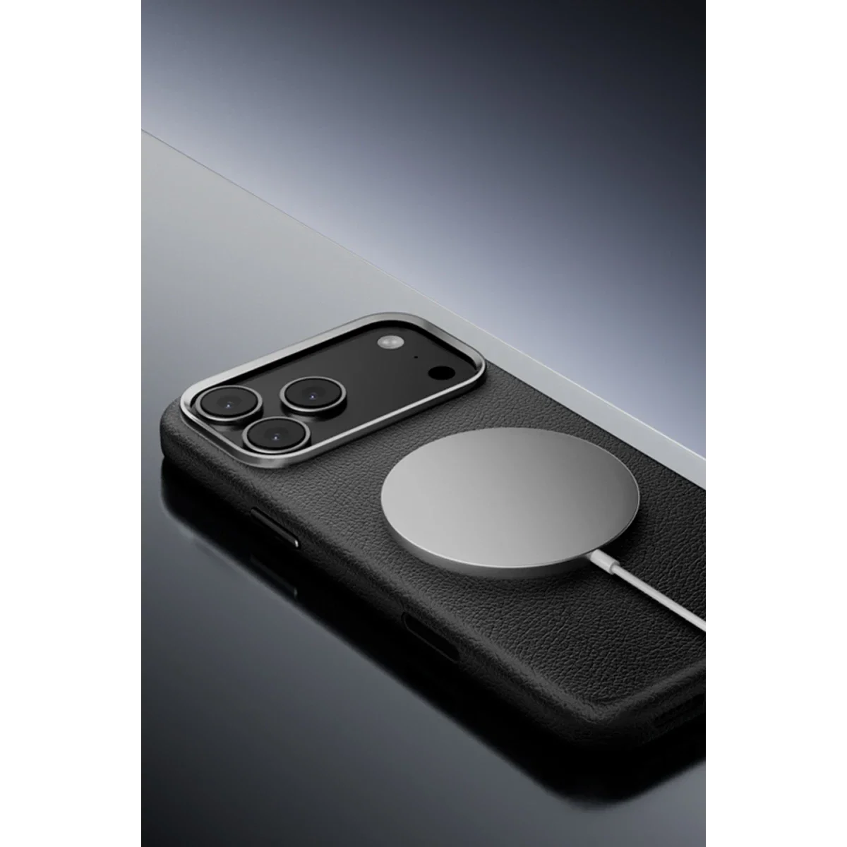 Joko Apple iPhone 17 Pro Max Wonder Deri Magsafe Kapak - Turuncu görsel 7