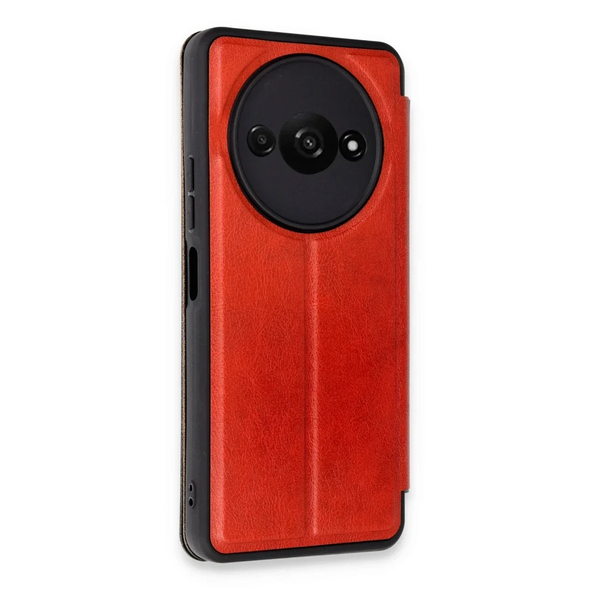 Xiaomi Redmi A3 4G Kılıf Flip Cover - Kırmızı görsel 2