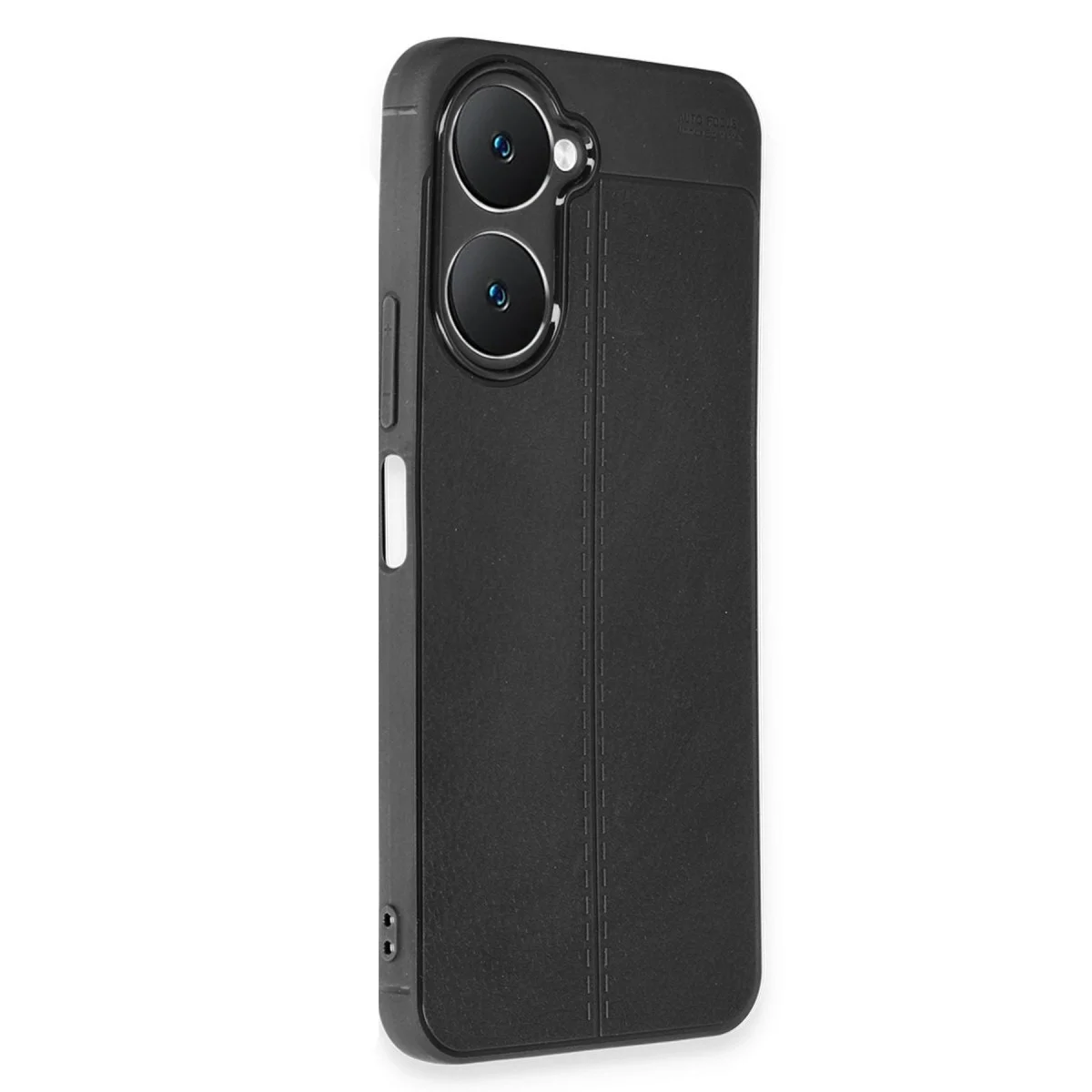 Vivo Y18 Kılıf Auto Focus Kapak - Siyah görsel 3